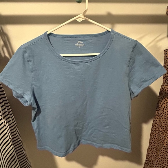 J. Crew Light Blue short sleeve shirt - Picture 1 of 3